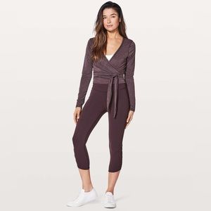 Lululemon Tied To It Wrap Top
